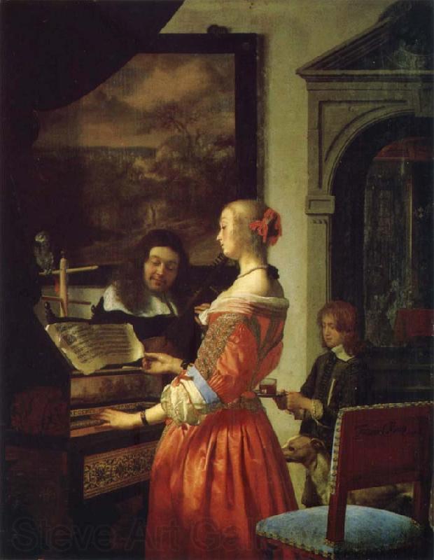 Frans van mieris the elder The Duet